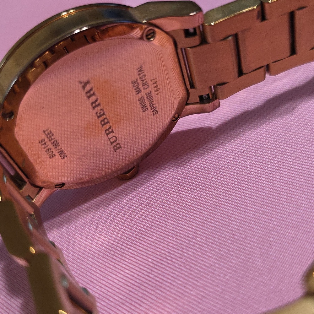 Burberry Rose Gold Watch BU9146 - Picture 2 of 3